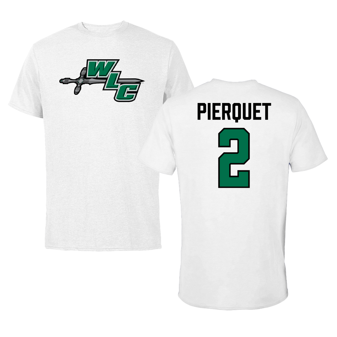 Wisconsin Lutheran College Baseball White Performance Tee - #2 Ryan Pierquet