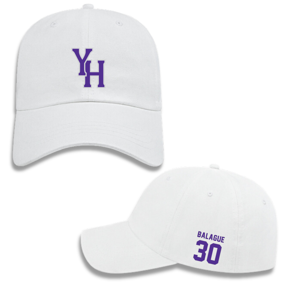 Young Harris College Basketball (W) White Hat - #30 Telma Balague