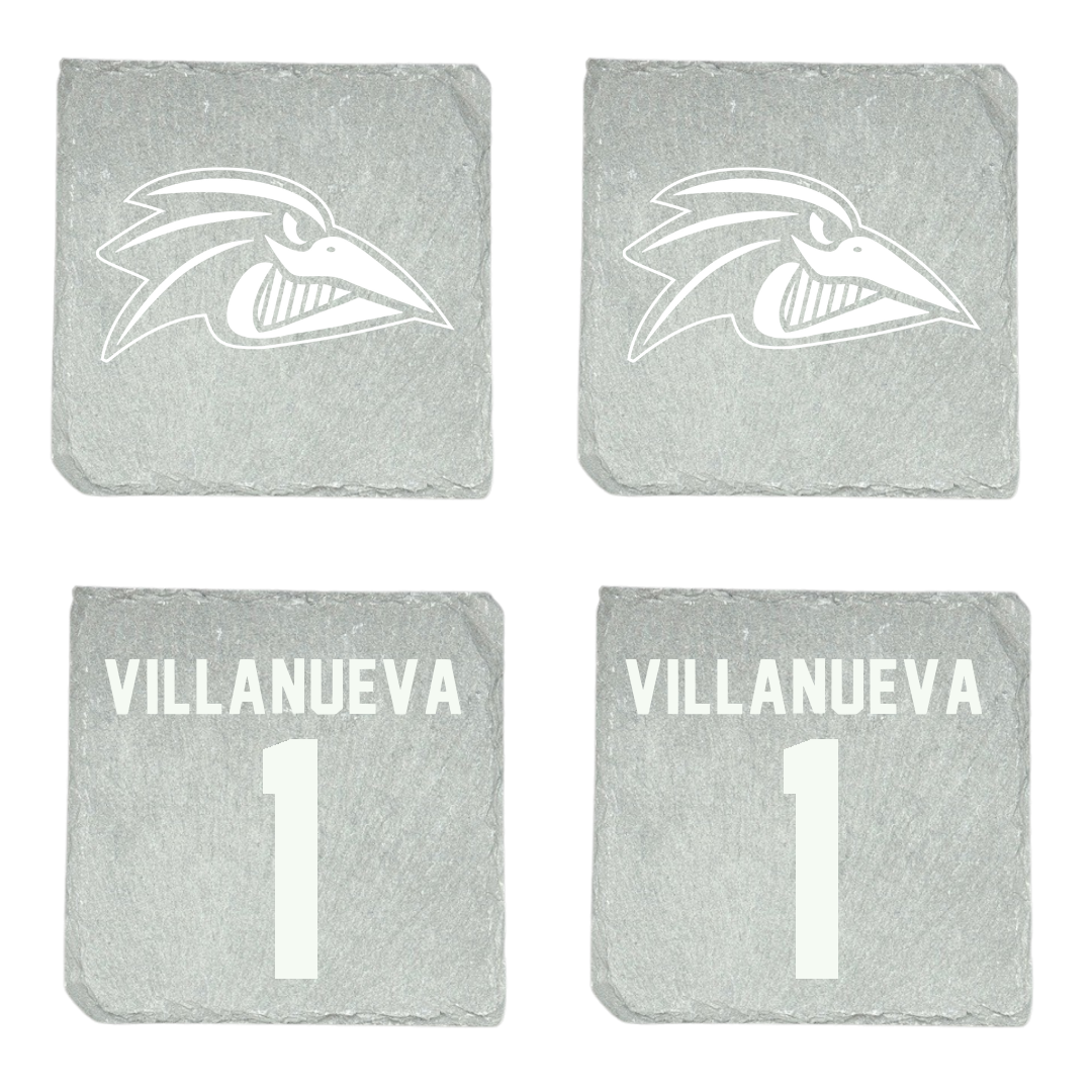 Franklin Pierce University Baseball Stone Coaster (4 Pack)  - #1 Jayden Villanueva