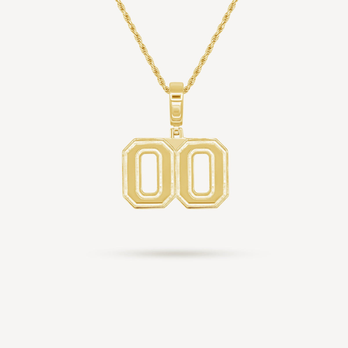 Gold Presidents Pendant and Chain - #00 Calvin Marshmall