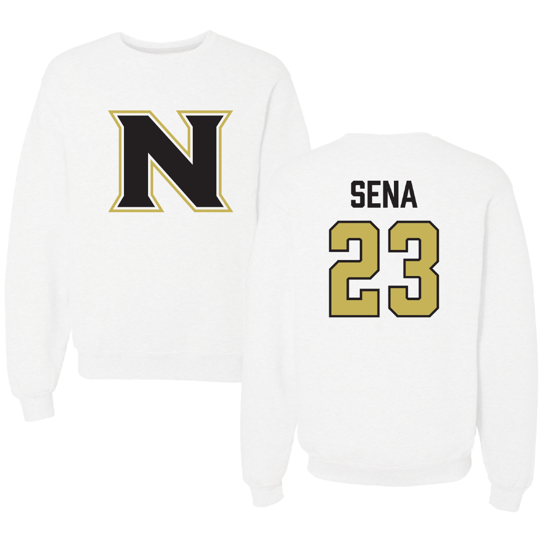 Northeastern Junior College Basketball (W) White Crewneck - #23 Monique Sena