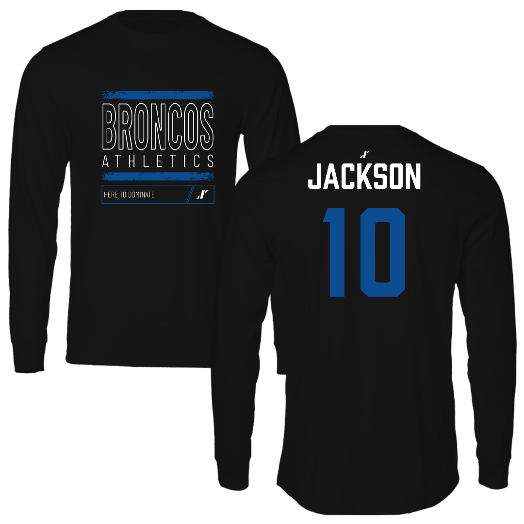 Fayetteville State University Softball Black Dominate Long Sleeve - #10 Kendall Jackson