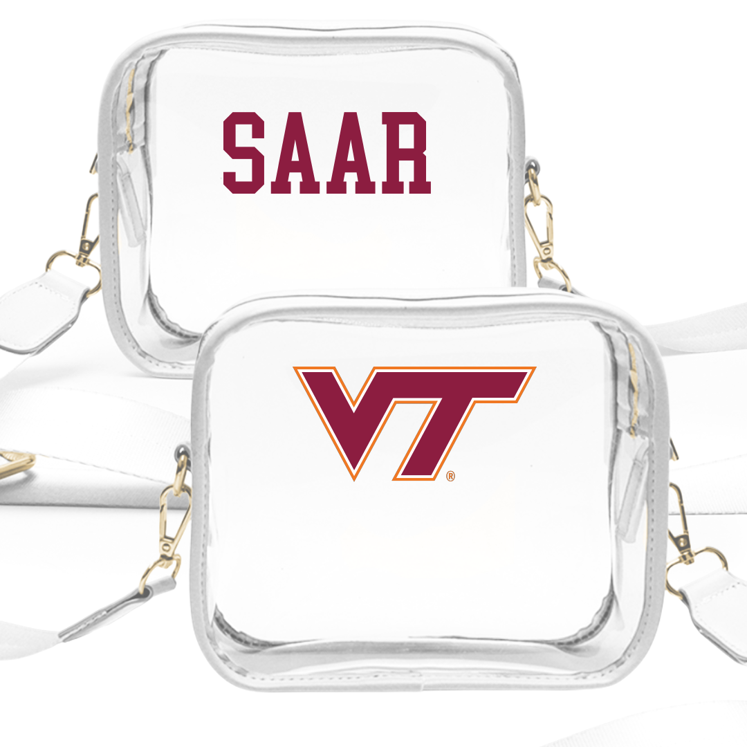 Virginia Tech Dance White Clear Stadium Bag - Chloe Saar