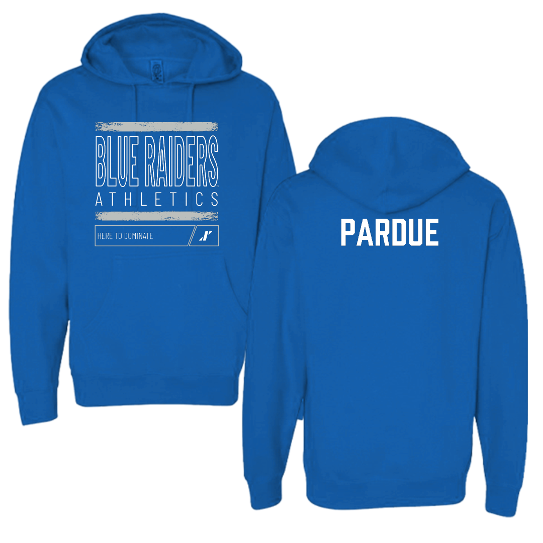 Middle Tennessee State University Golf (W) Blue Dominate Hoodie - Caroline Pardue