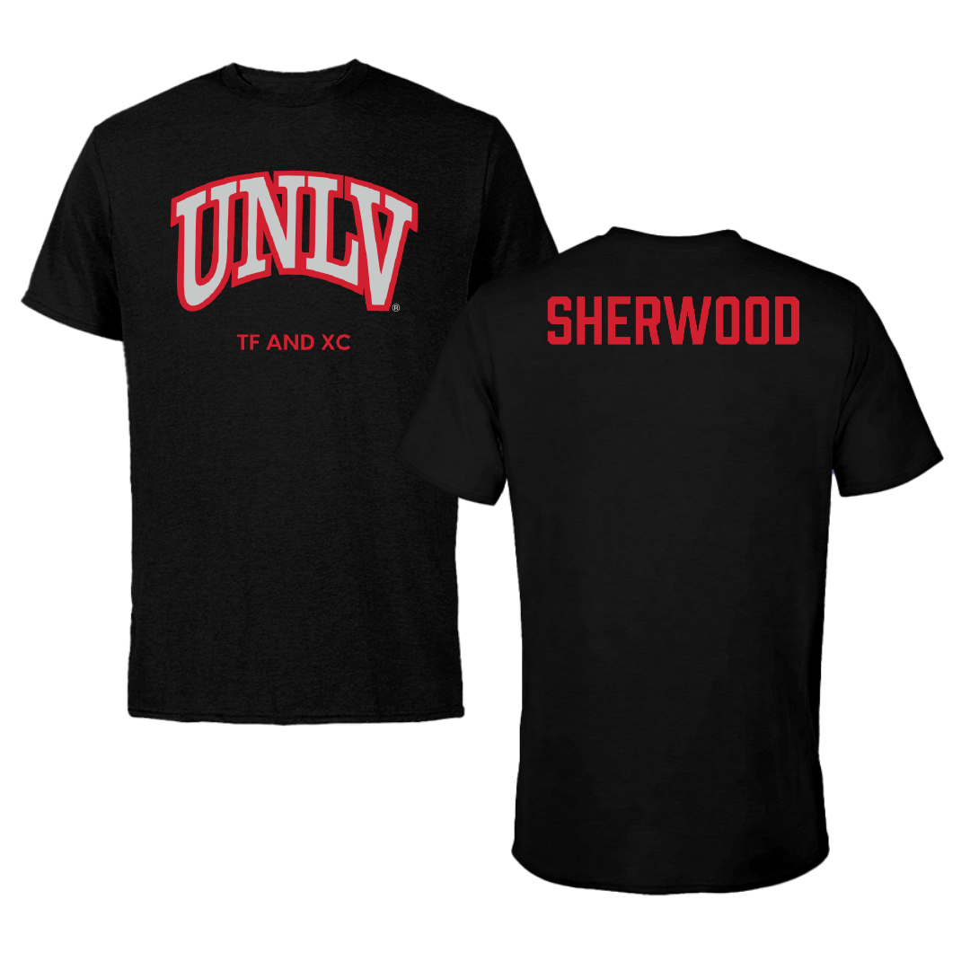 University of Nevada-Las Vegas TF and XC Black Tee - Kamari Sherwood