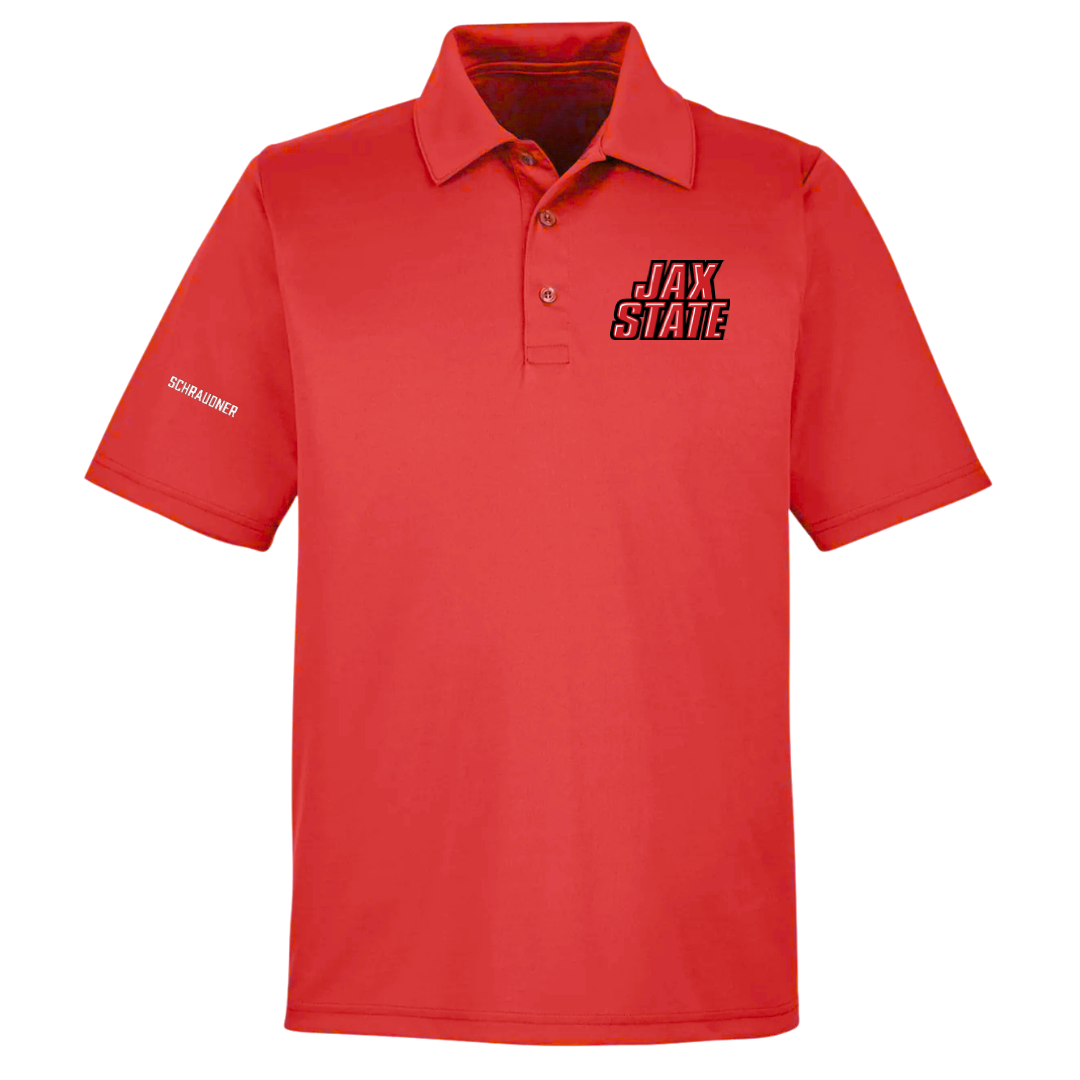 Jacksonville State University TF and XC Red Polo - Trinity Schraudner