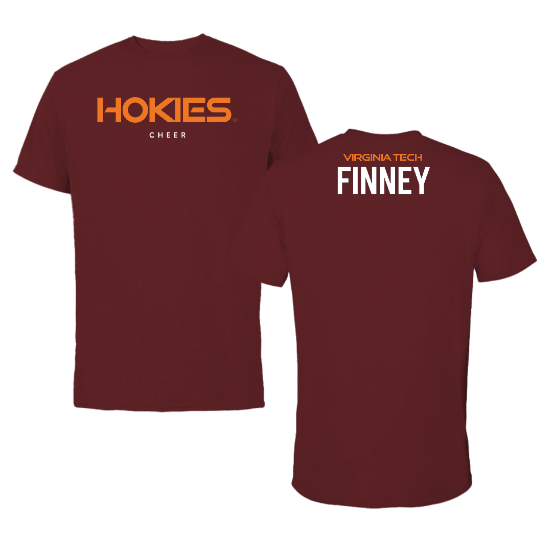 Virginia Tech Cheer Maroon Tee - Shea Finney