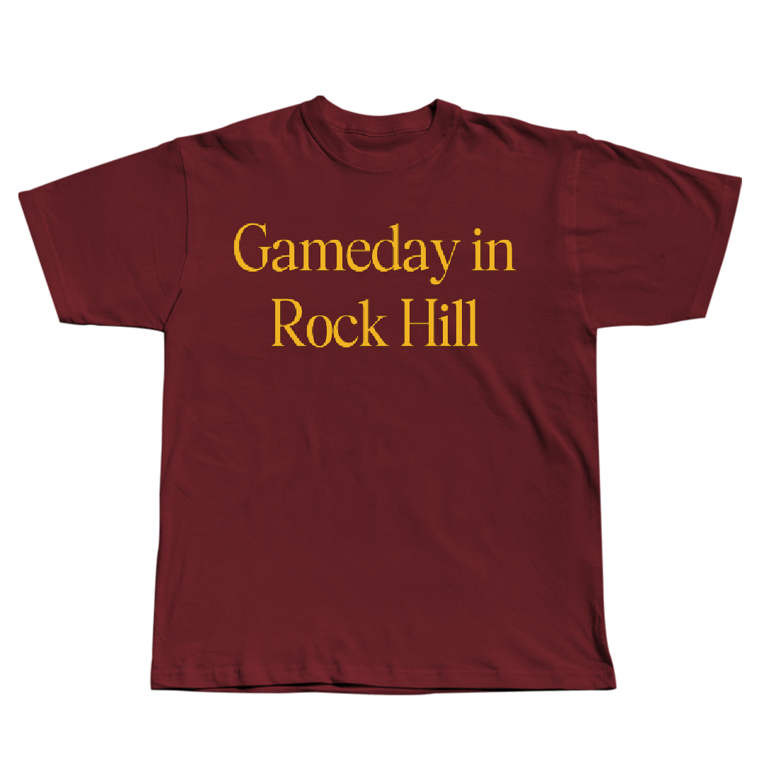 Winthrop University Soccer (W) Maroon Gameday Tee - #25 Allison Bender