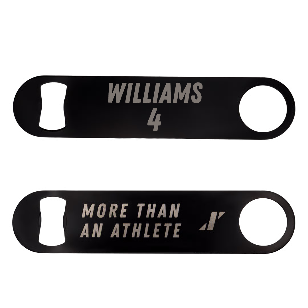 Basketball (M) Black Bottle Opener - #4 Joshua Williams