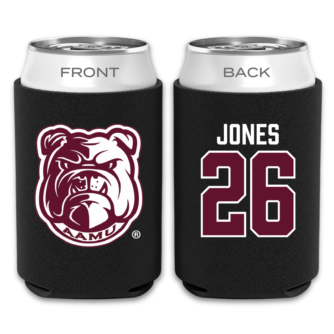 Alabama A&M University Baseball Black Can Cooler - #26 Ryan Jones