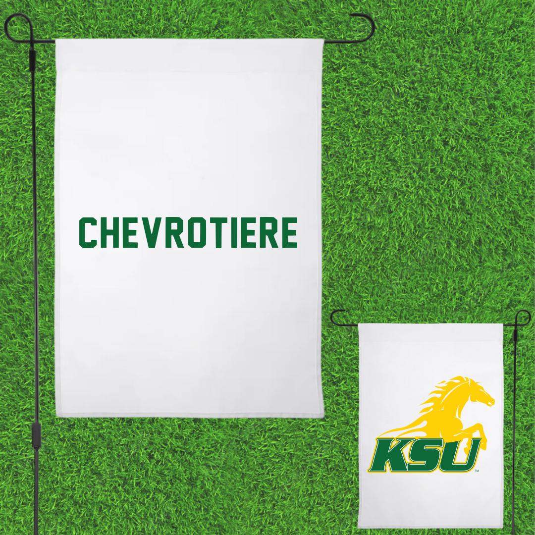 Kentucky State University Golf White Garden Flag - Jean-Marc Chevrotiere