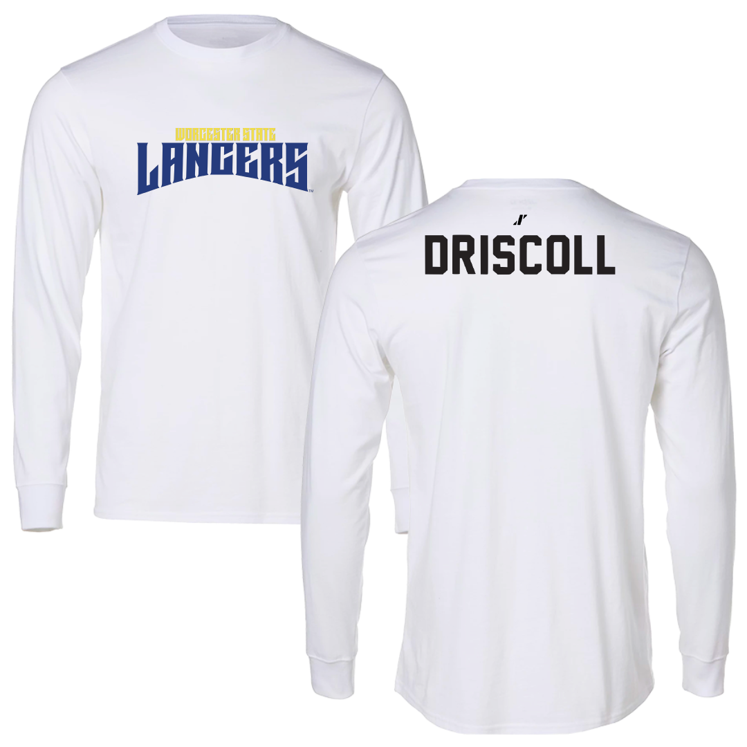 Worcester State University TF and XC White Classic Performance Long Sleeve - Meghan Driscoll
