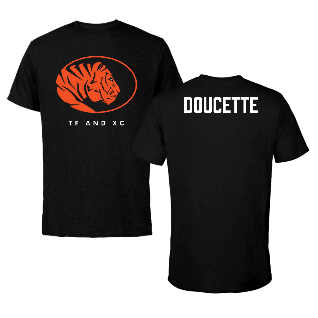 East Central University TF and XC Black Performance Tee - Olivia Doucette
