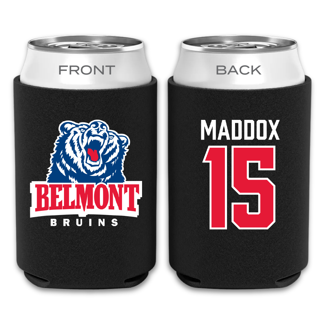Belmont University Baseball Black Can Cooler - #15 Jake Maddox