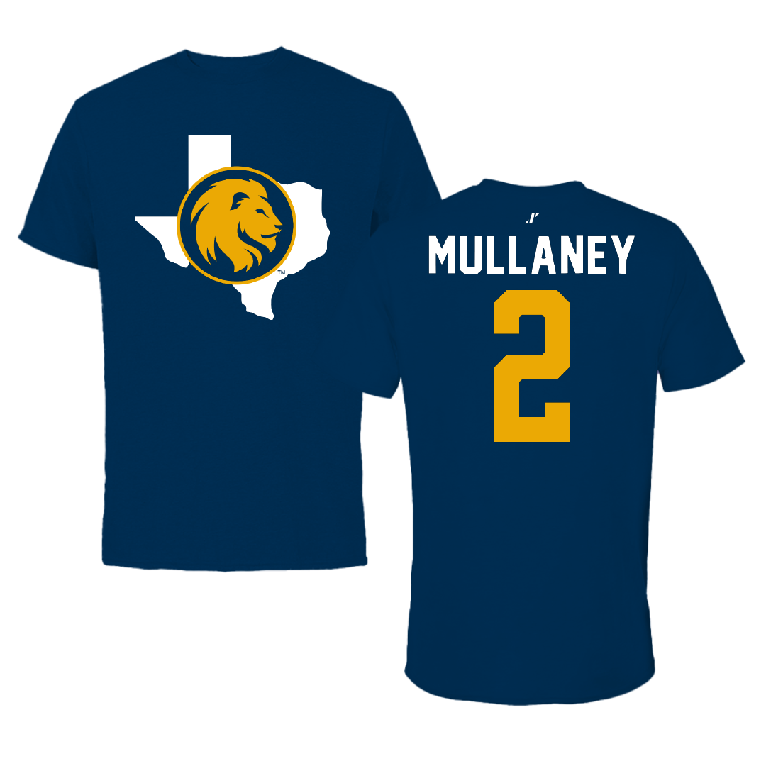 East Texas A&M University Volleyball Navy State Performance Tee - #2 Haley Mullaney