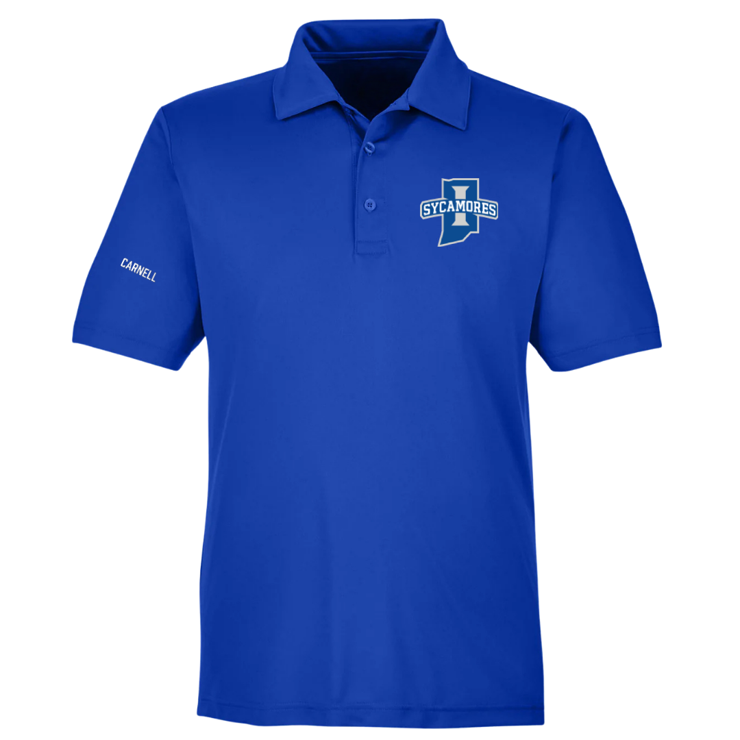 Indiana State University TF and XC Blue Polo - David Carnell