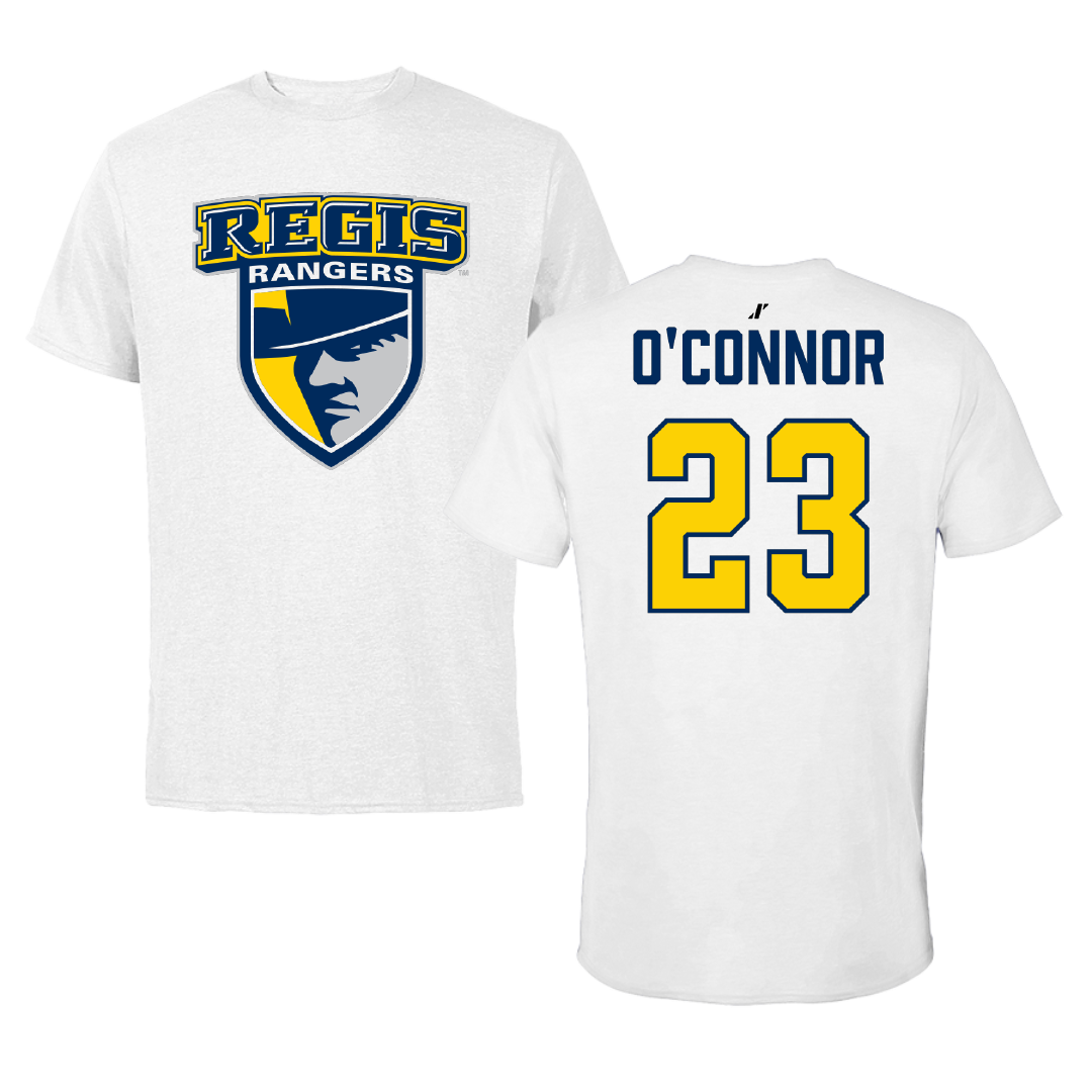 Regis University (Colorado) Softball White Tee - #23 Carmen O'Connor
