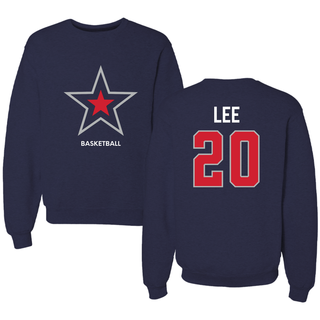 Robert Morris University Basketball (W) Navy Mascot Crewneck - #20 Jada Lee