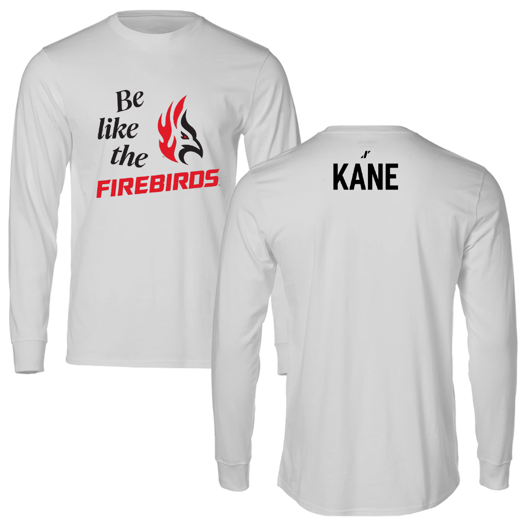 Carthage College Swimming & Diving Light Gray Be Like Us Performance Long Sleeve - Jillian Kane
