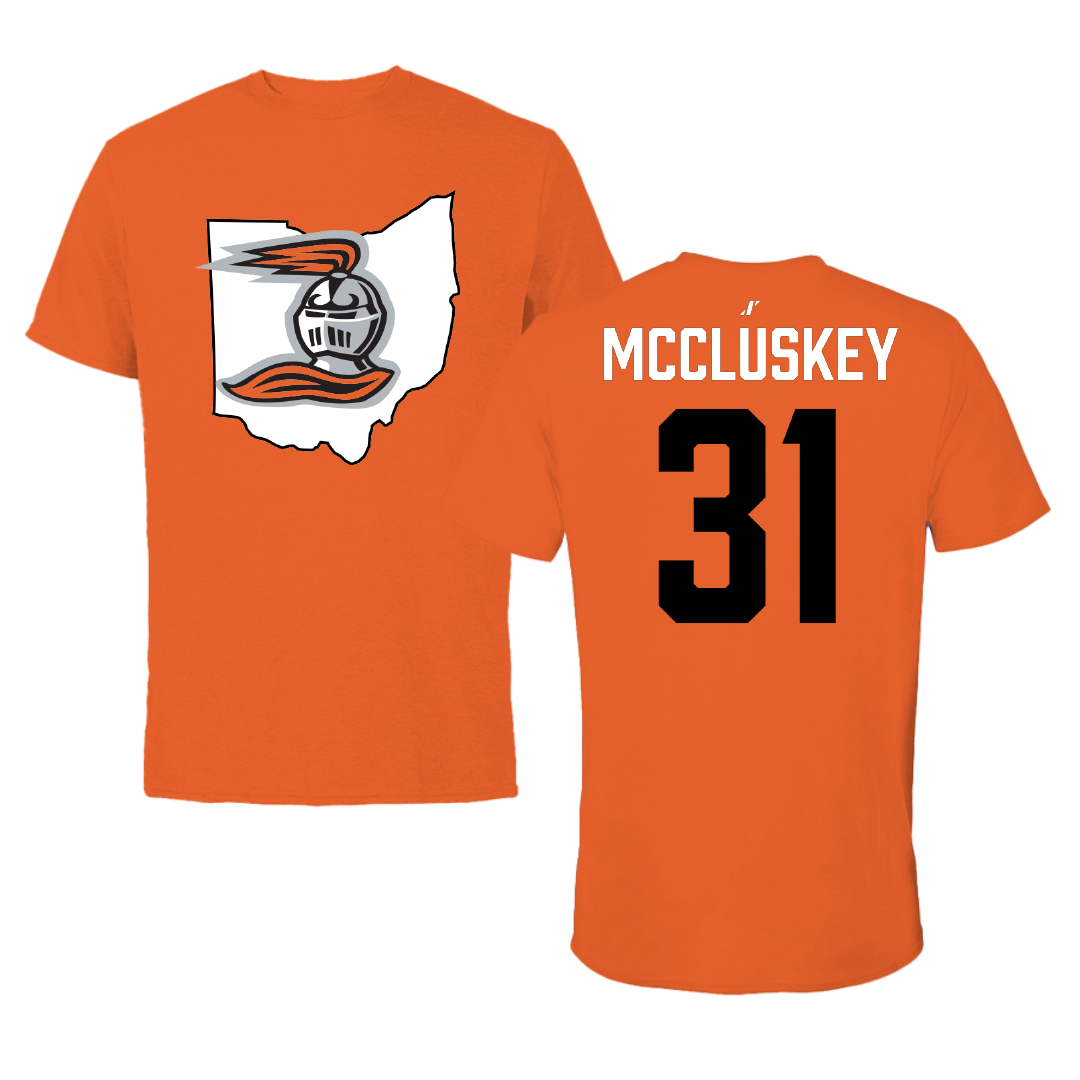 Heidelberg University Soccer Orange State Performance Tee - #31 Olivia McCluskey