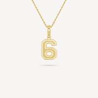 Gold Presidents Pendant and Chain - #6 Ben Robichaux