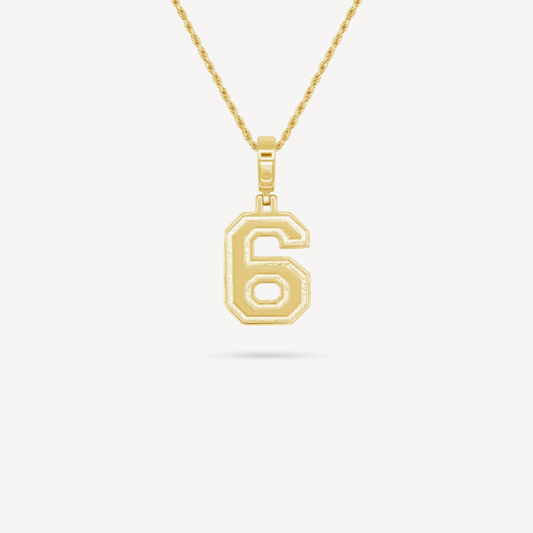 Gold Presidents Pendant and Chain - #6 Ben Robichaux
