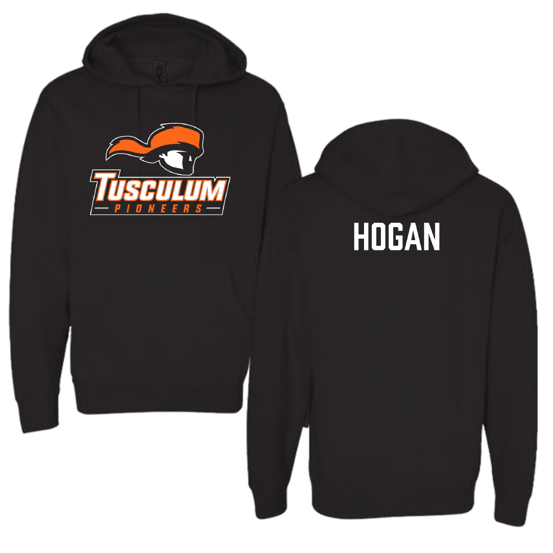 Tusculum University Golf Black Hoodie - Matthew Hogan