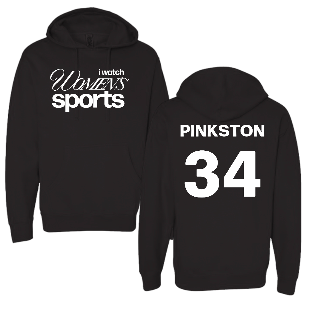 Coppin State University Softball Black WHM Hoodie - #34 Paris Pinkston