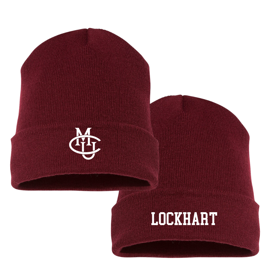 Colorado Mesa University Football Maroon Beanie - #97 Omarius Lockhart
