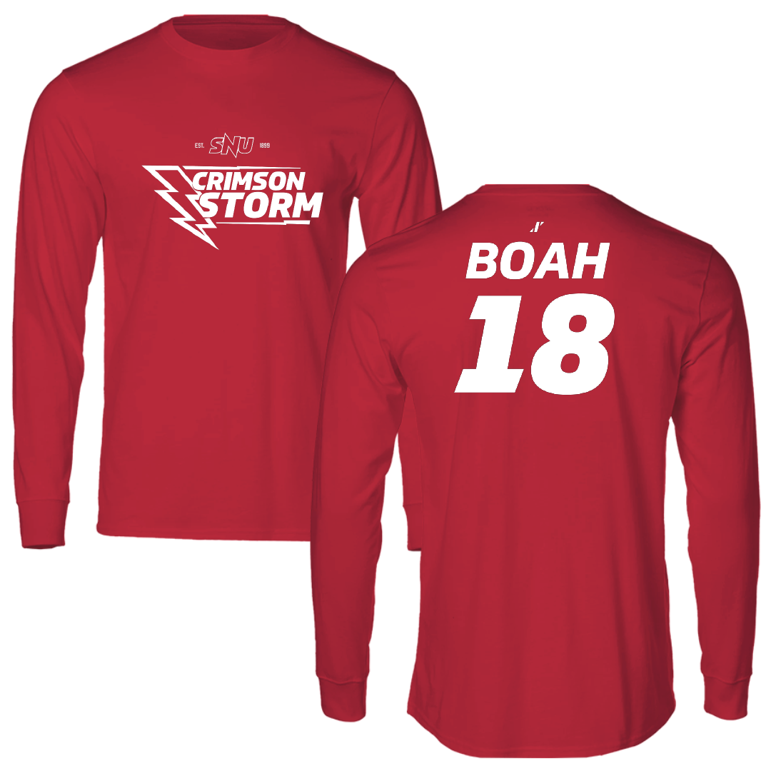 Southern Nazarene University Soccer (W) Crimson General Long Sleeve - #18 Maya Boah