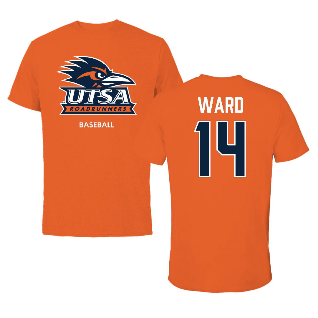 University of Texas at San Antonio Baseball Orange Performance Tee - #14 Ryan Ward