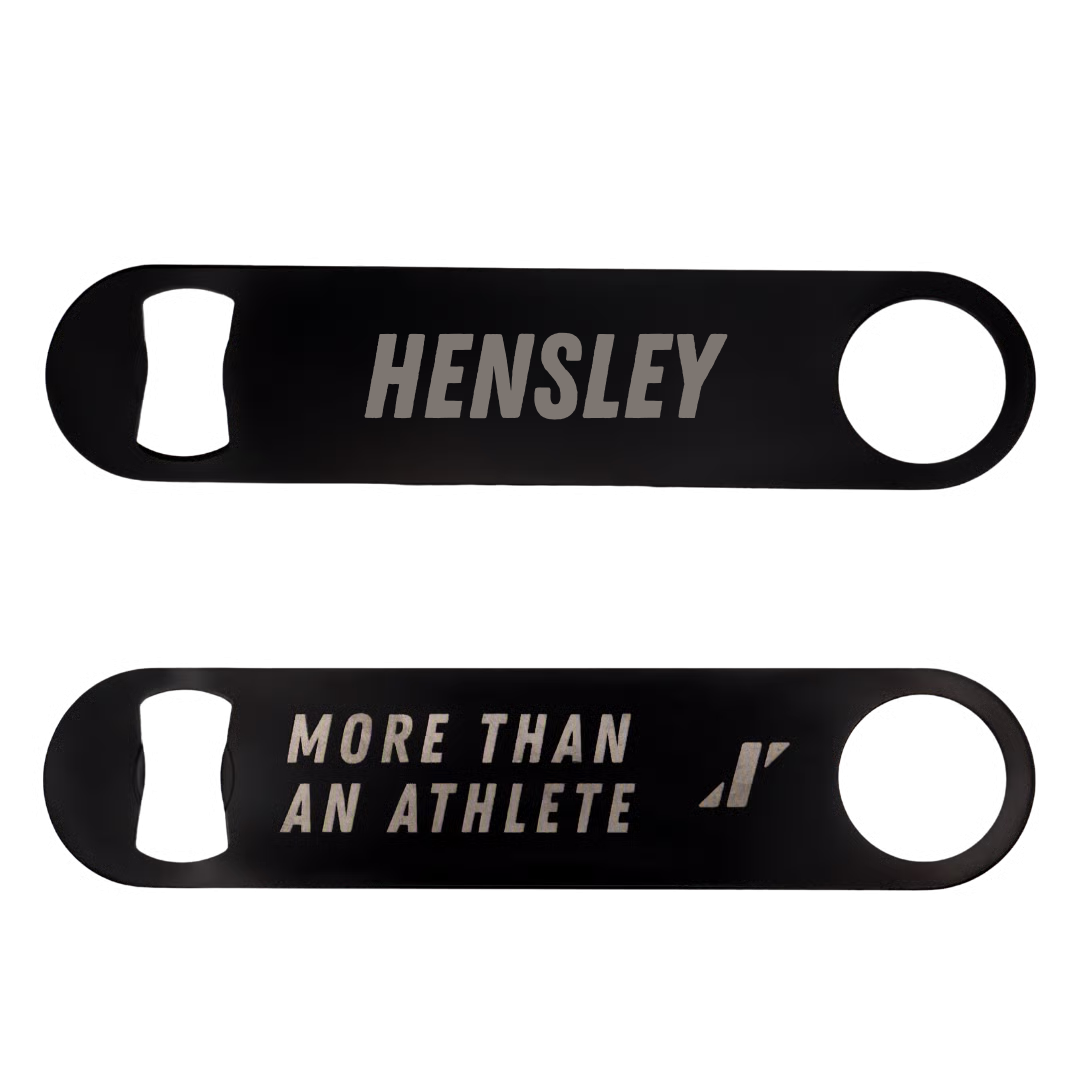 Football Black Bottle Opener - Hunter Hensley