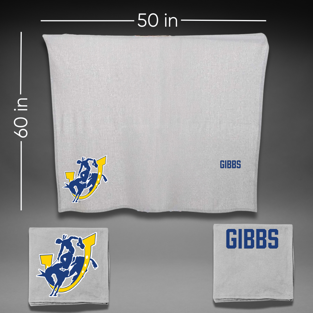 Southern Arkansas University TF and XC Gray Blanket - Faith Gibbs
