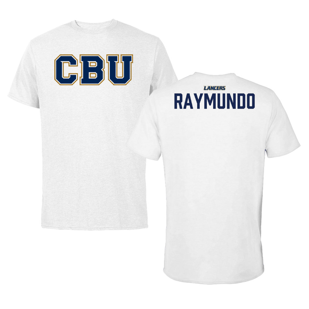 California Baptist University Cheer White Tee - Mia Raymundo