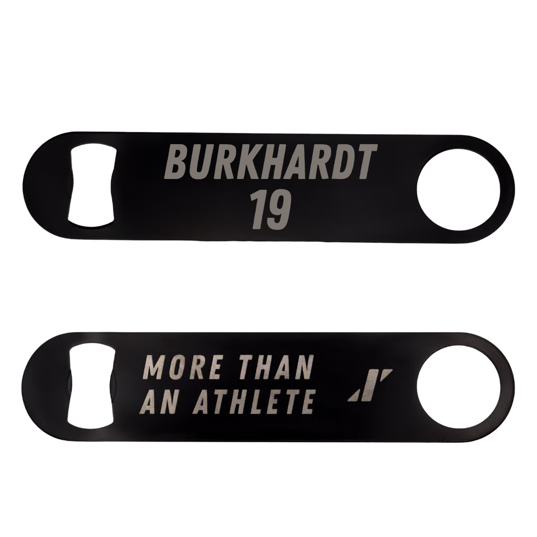 Baseball Black Bottle Opener - #19 Mason Burkhardt