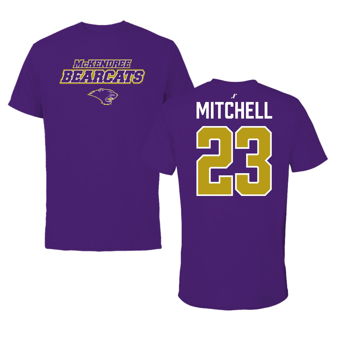 McKendree University Bowling Purple General Tee - #23 Ben Mitchell