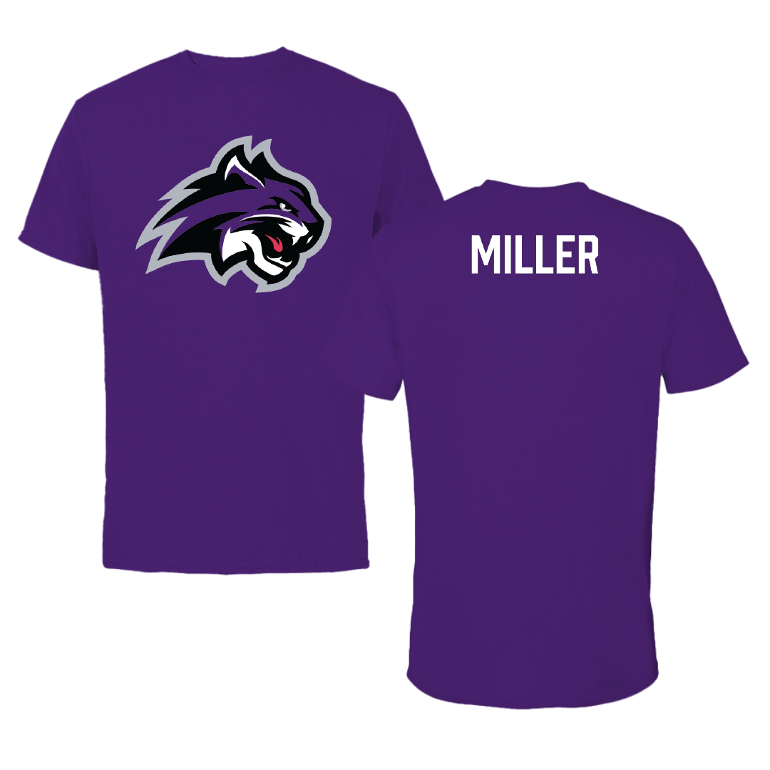 Wiley University TF and XC Purple Tee - Tikeria Miller