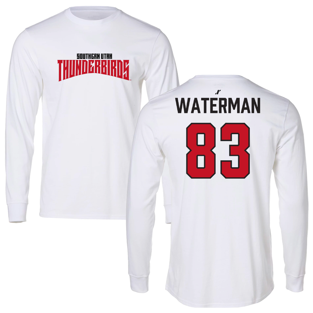 Southern Utah University Football White Classic Long Sleeve - #83 Bryson Waterman