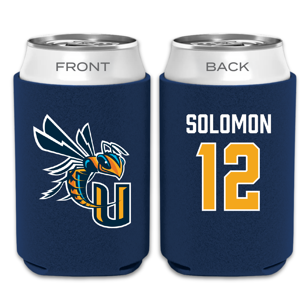Cedarville University Basketball Navy Can Cooler - #12 Ali Solomon