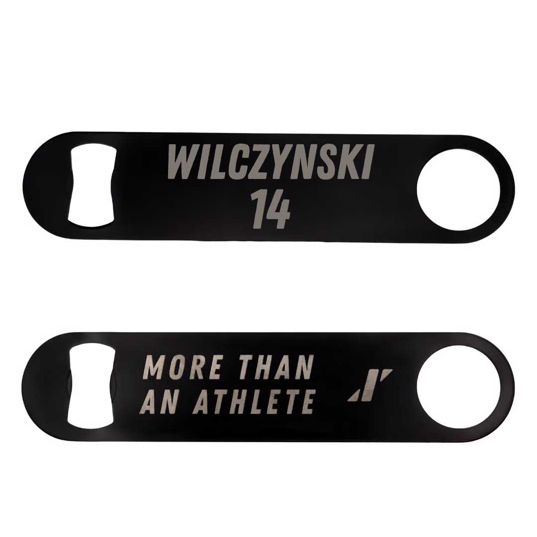 Soccer Black Bottle Opener - #14 Dorian Wilczynski