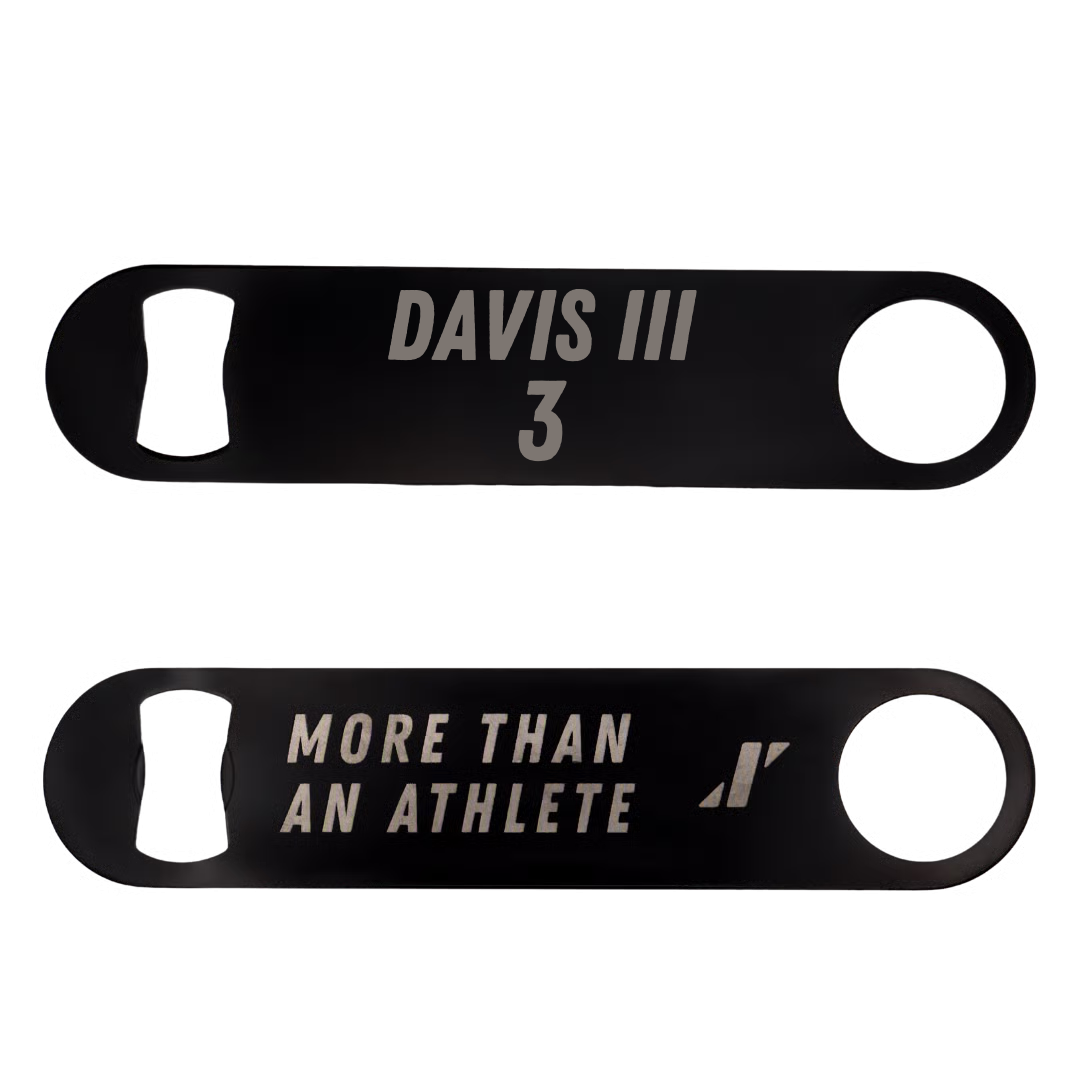 Basketball Black Bottle Opener - #3 Aaron Davis III