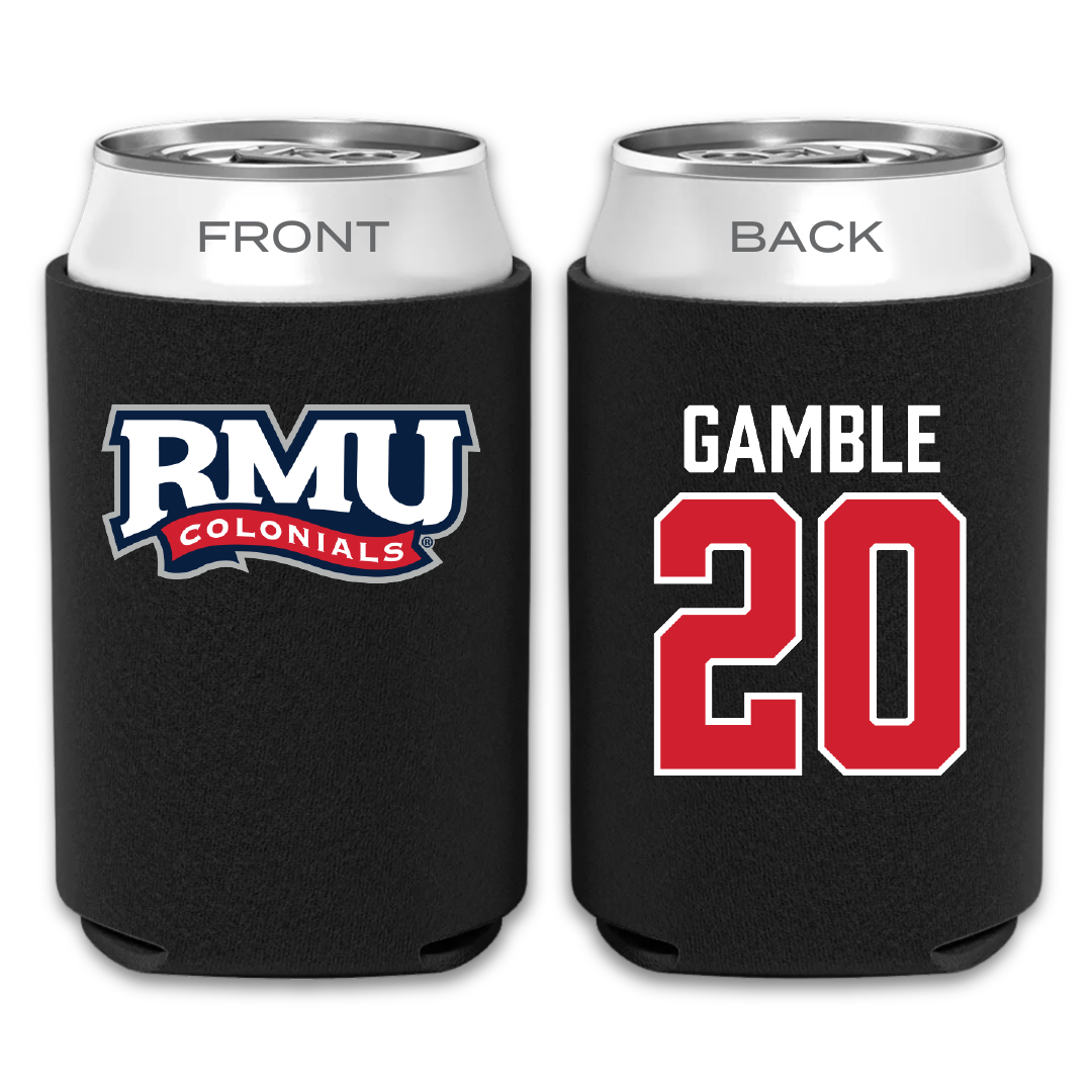 Robert Morris University Soccer Black Can Cooler - #20 Shauna Gamble