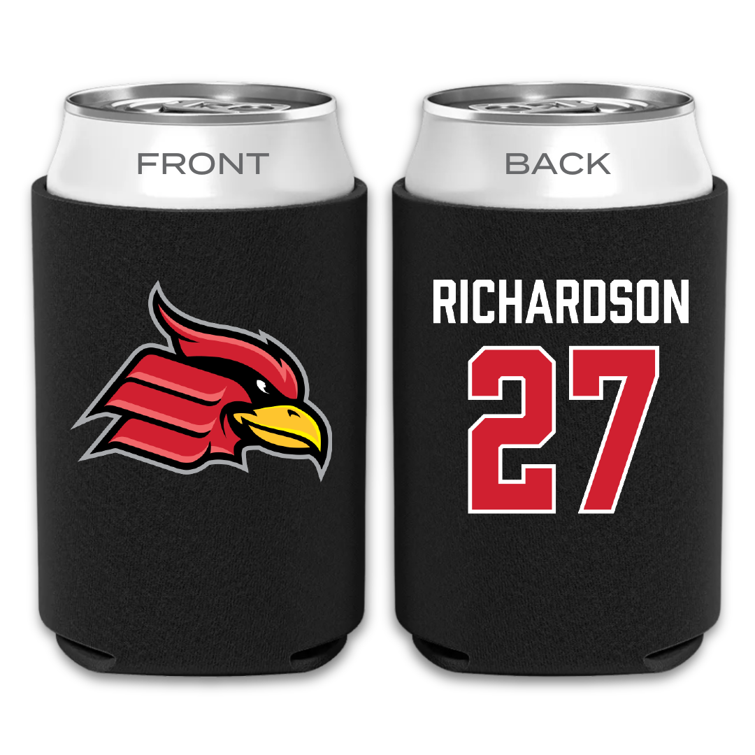 Wheeling University Football Black Can Cooler - #27 Zaire Richardson