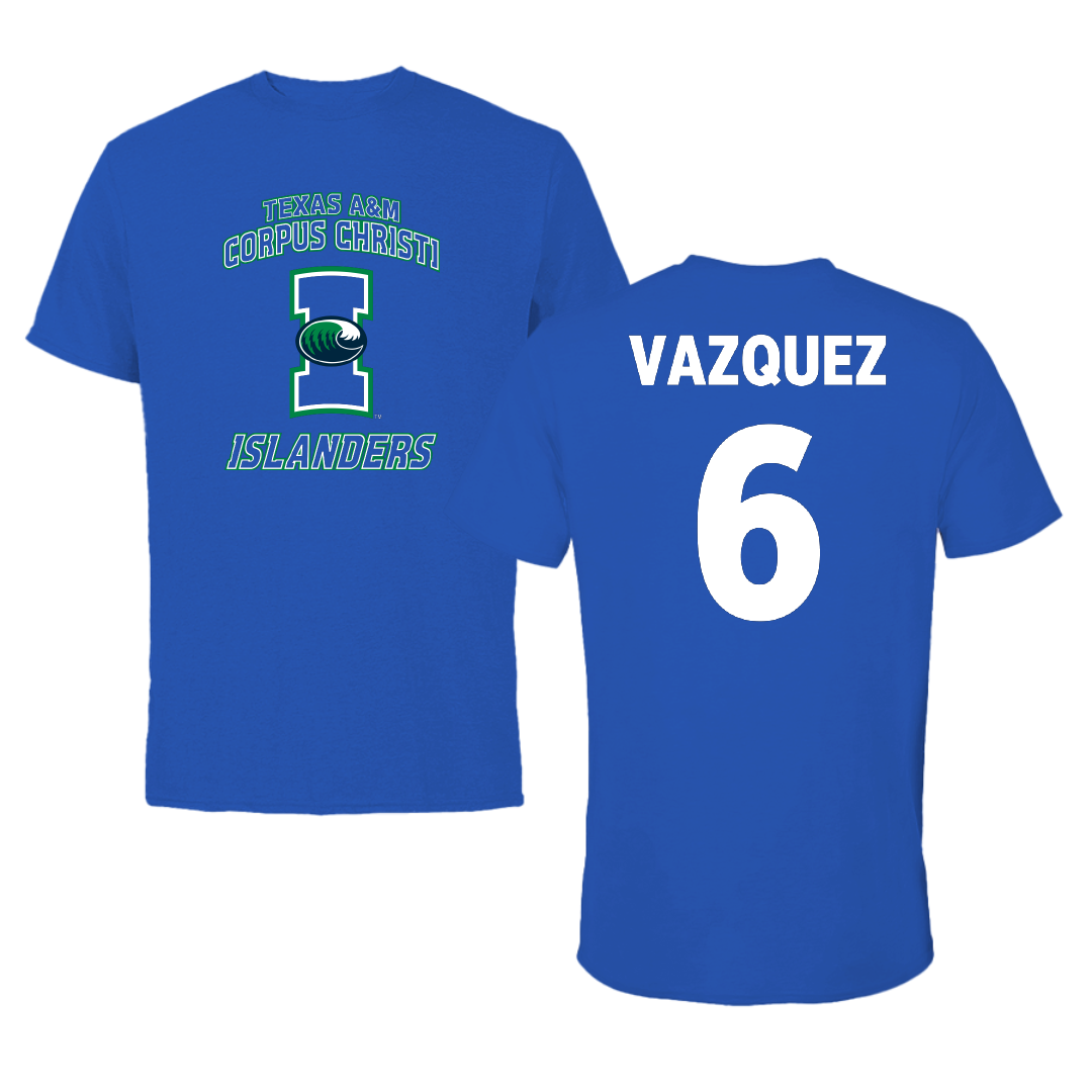Texas A&M University-Corpus Christi Band Blue Islanders Performance Tee - #6 Emily Vazquez