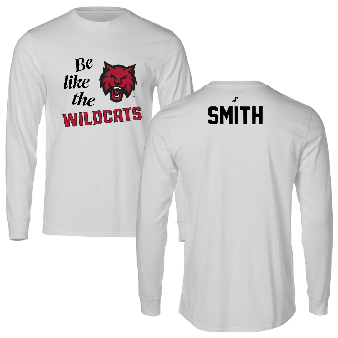 Central Washington University TF and XC Light Gray Be Like Us Performance Long Sleeve - Allison Smith