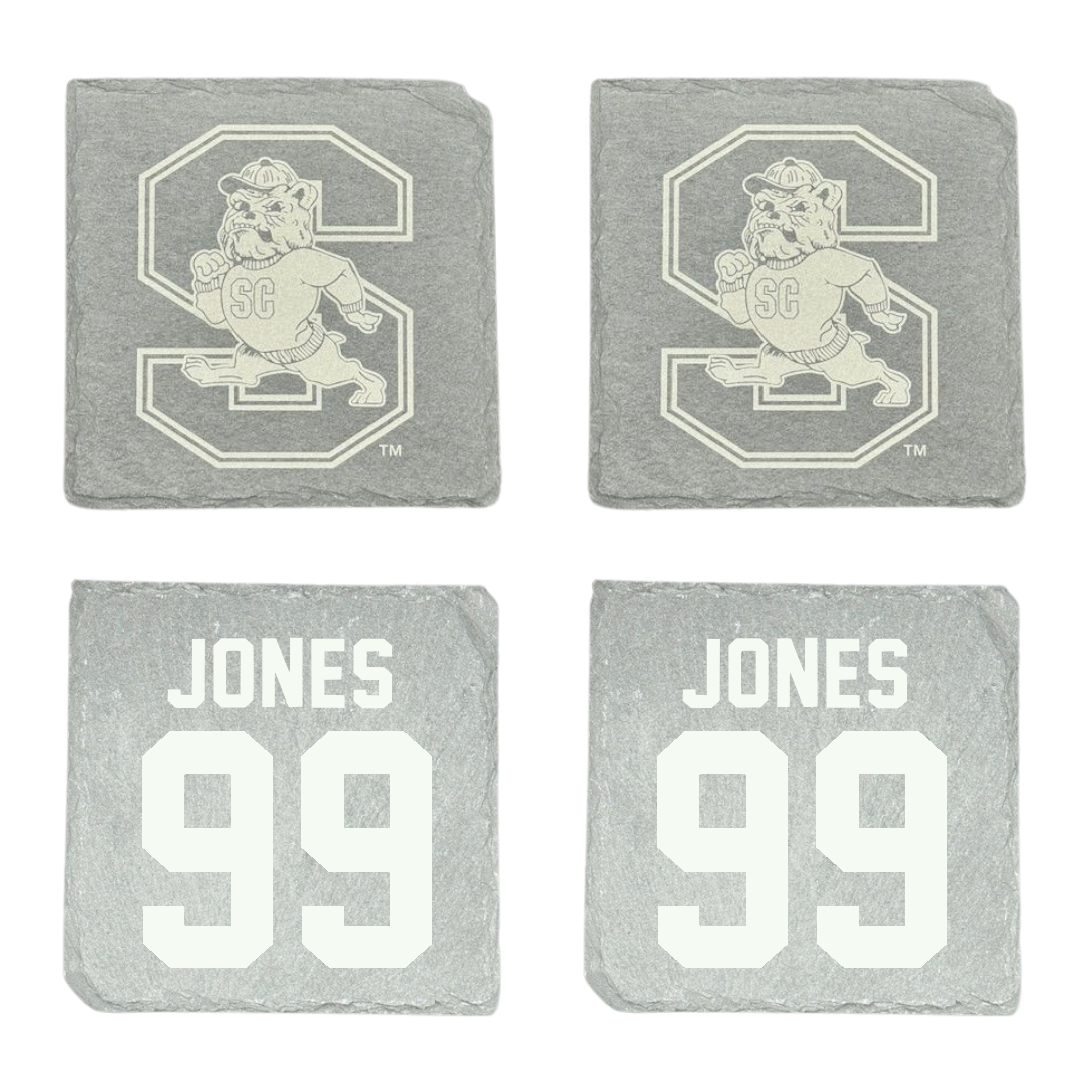 South Carolina State University Football Stone Coaster (4 Pack)  - #99 JaMorey Jones