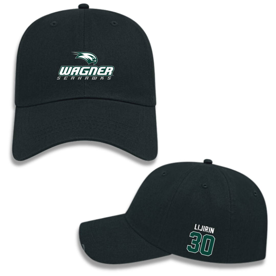 Wagner College Basketball (W) Black Hat - #30 Doyinsola Lijirin