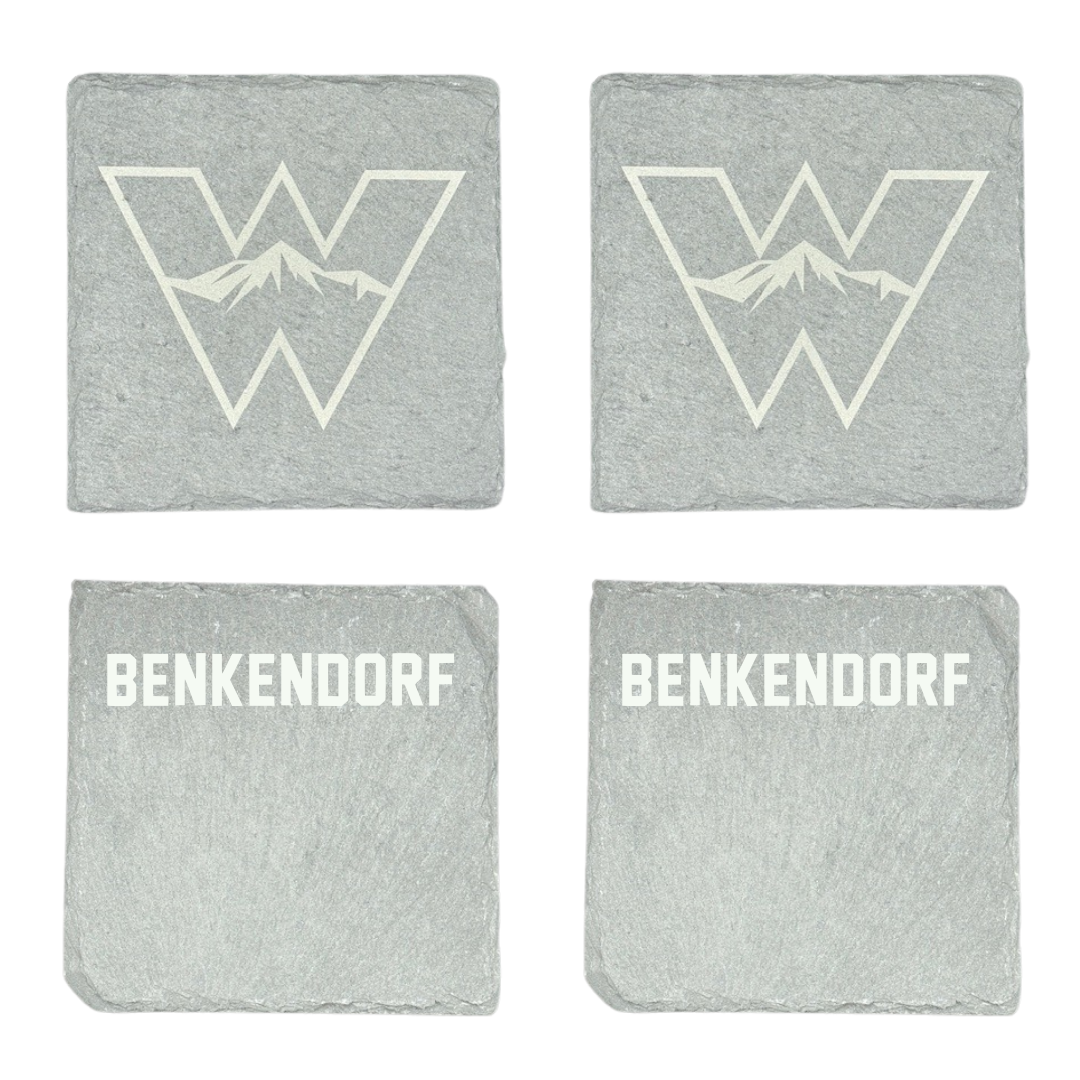 Western Colorado University TF and XC Stone Coaster (4 Pack)  - Meghan Benkendorf