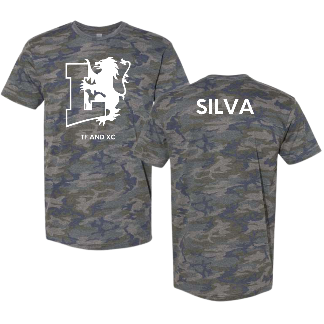 Lyon College TF and XC Vintage Camo Tee - Ines Silva