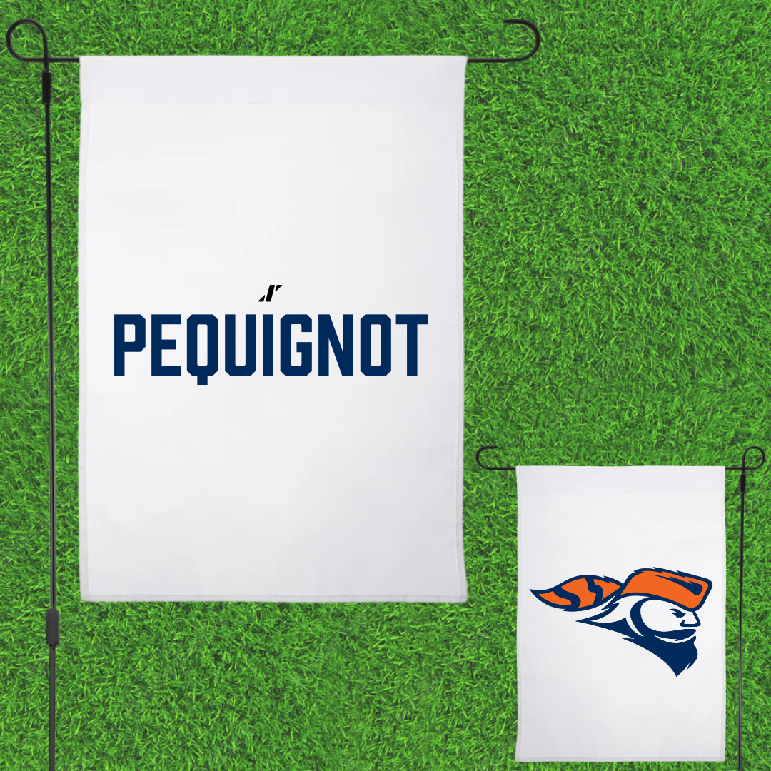 Carroll University TF and XC White Garden Flag - Grace Pequignot